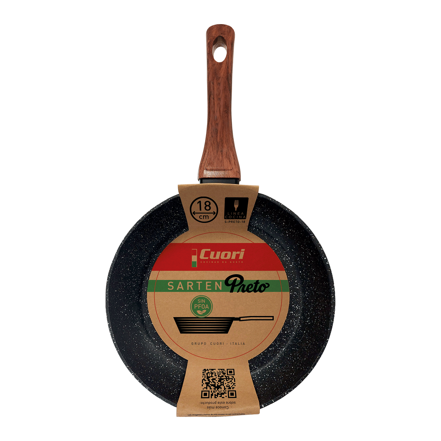 SARTEN 28CM «PRETO» - Imagen 2