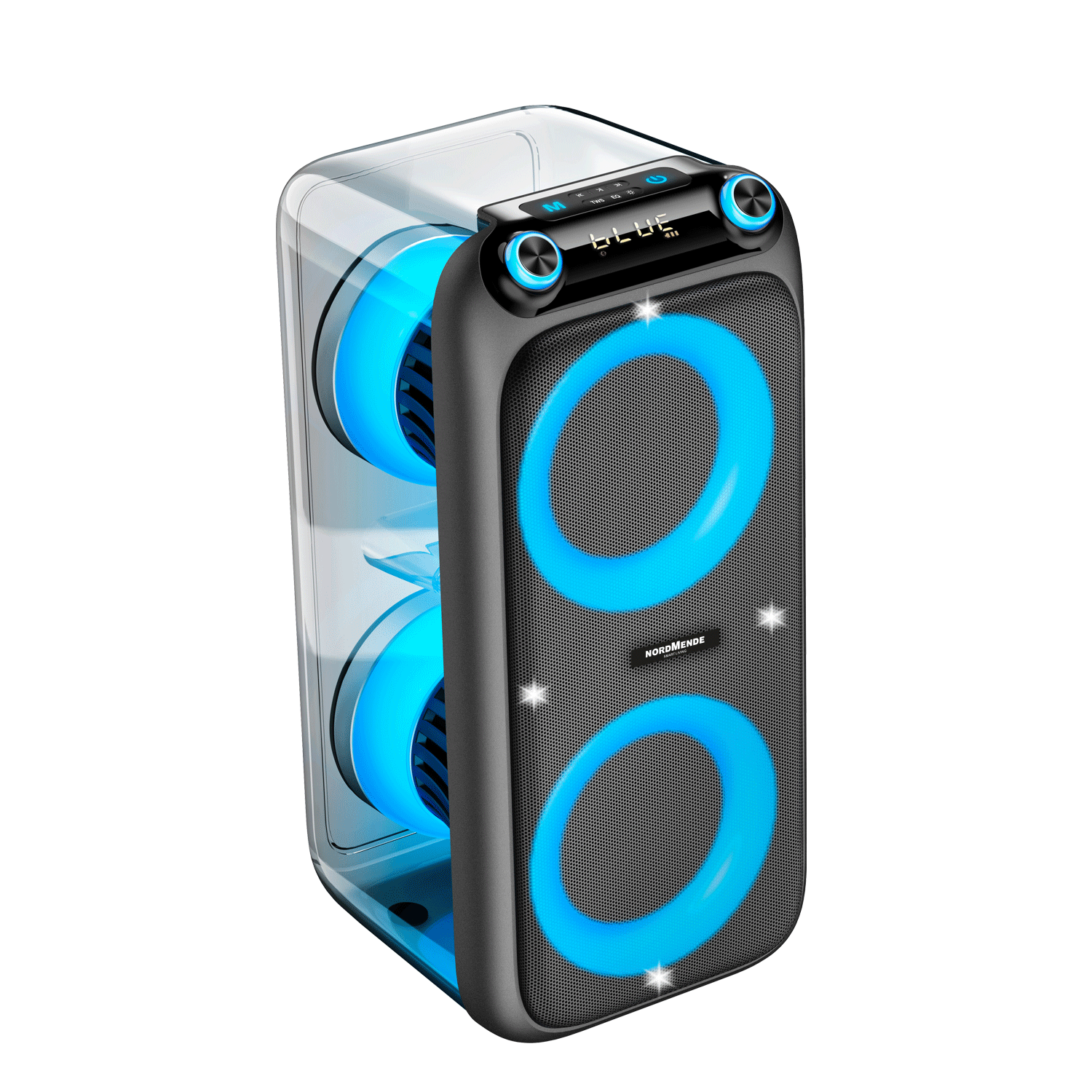 PARLANTE DOBLE 6.5″ 2900W (PMPO) NRD-S3266 NORDMENDE - Imagen 2