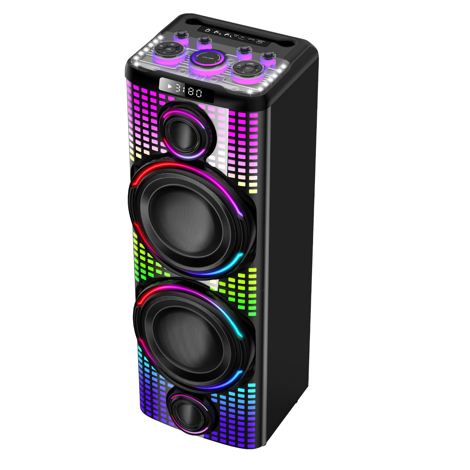 TORRE DE SONIDO DOBLE 10″ 2900W (PMPO) NRD-S2212 NORDMENDE - Imagen 2